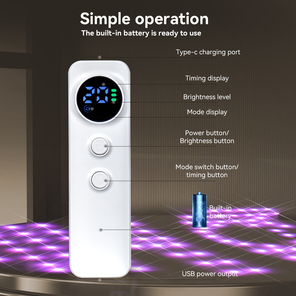 LED Red Light Skin Care Face Mask