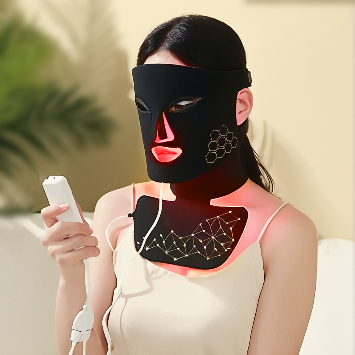 LED Red Light Skin Care Face Mask